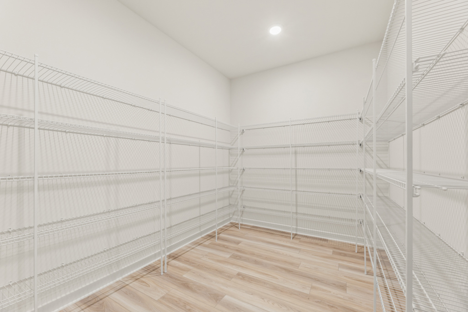A room with white walls.