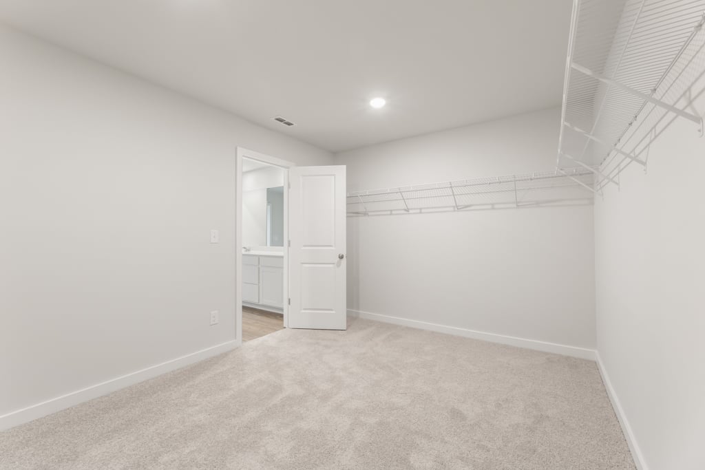 A room with white walls.