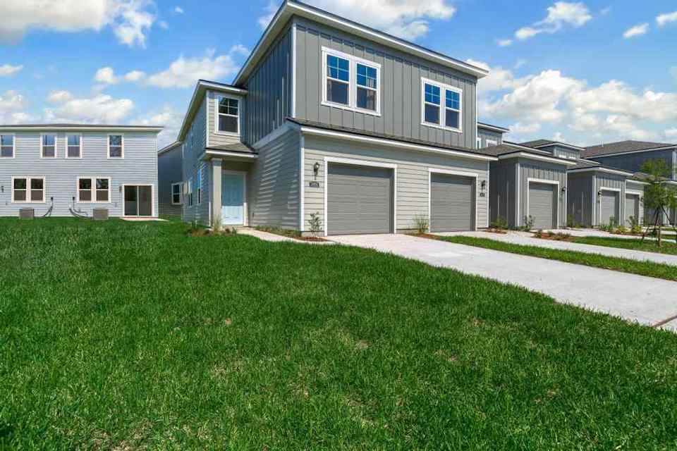 A row of houses.