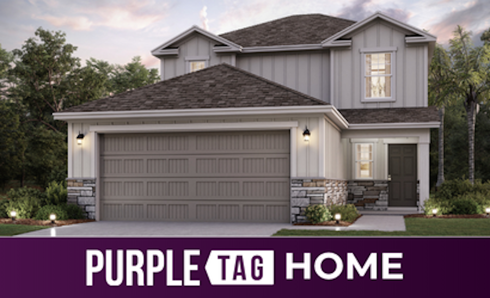 Purple Tag Home Lot 206 at The Landings at Pecan Park
