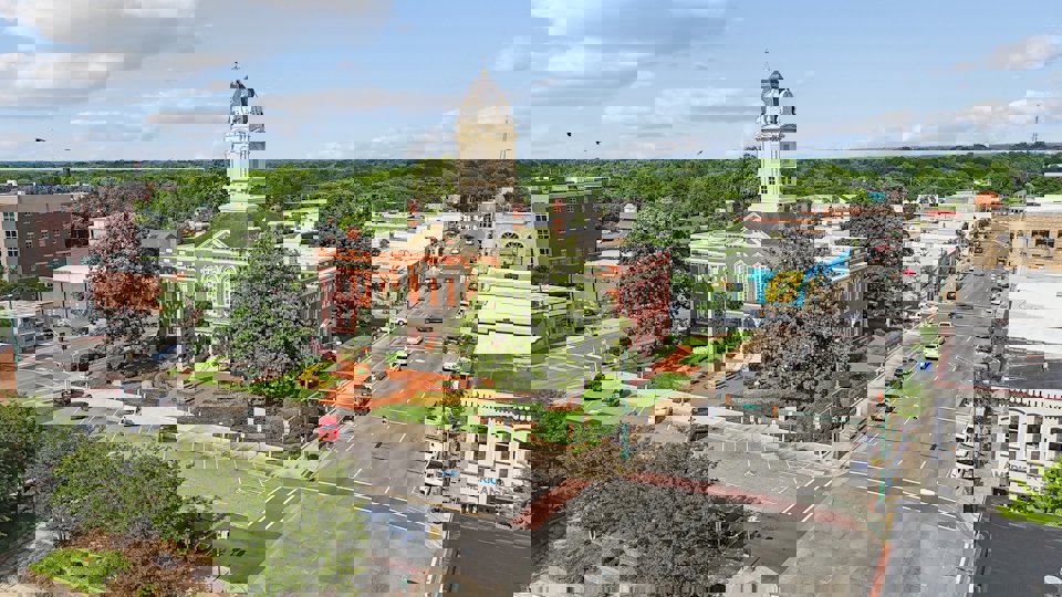 Downtown Monroe in NC