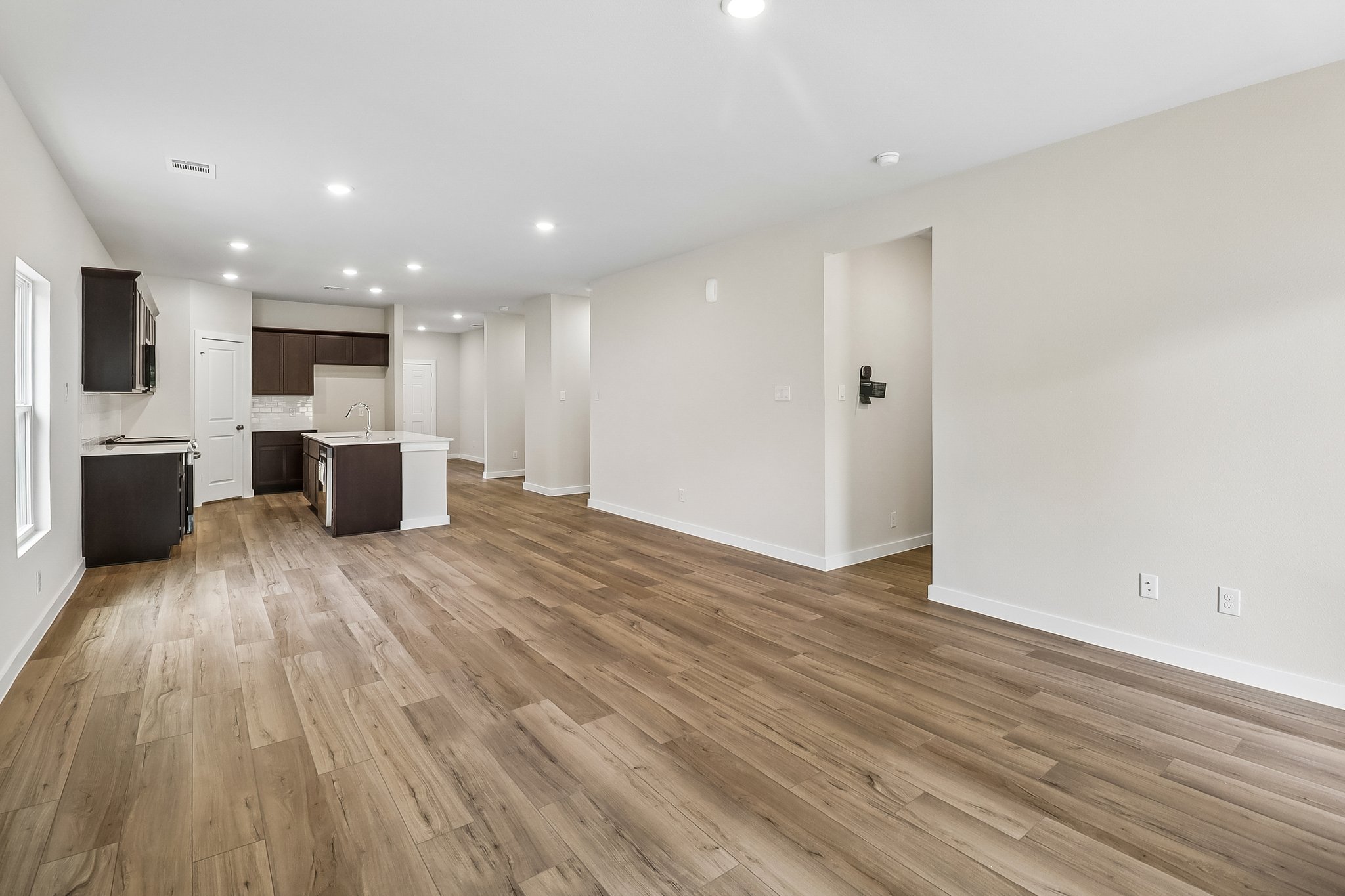 A room with white walls.