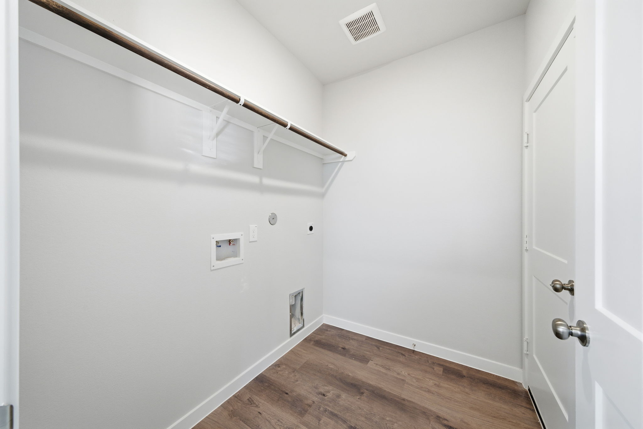 A room with white walls.