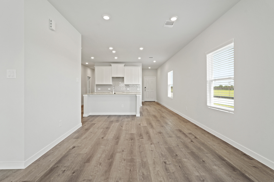 A room with white walls.