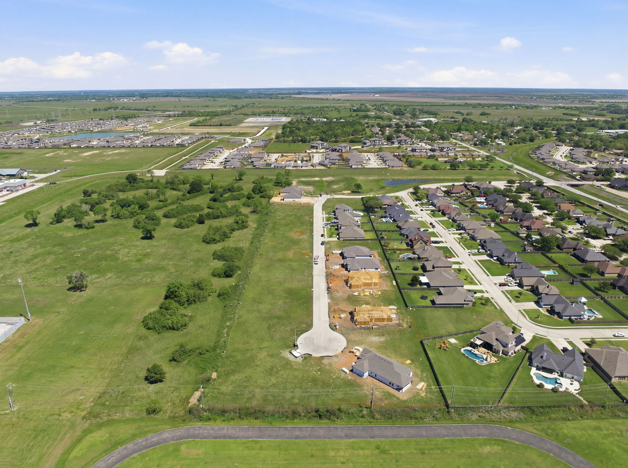 A large green landscape.