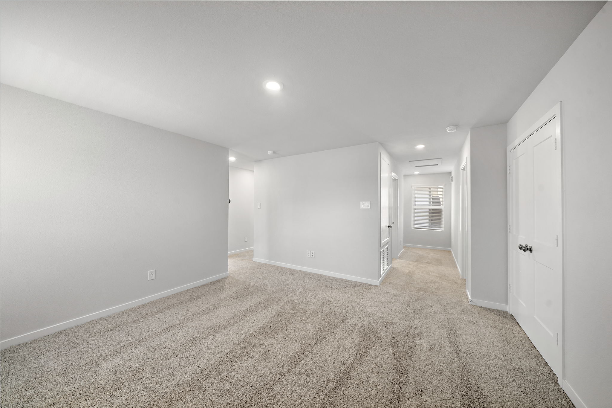 A room with white walls.