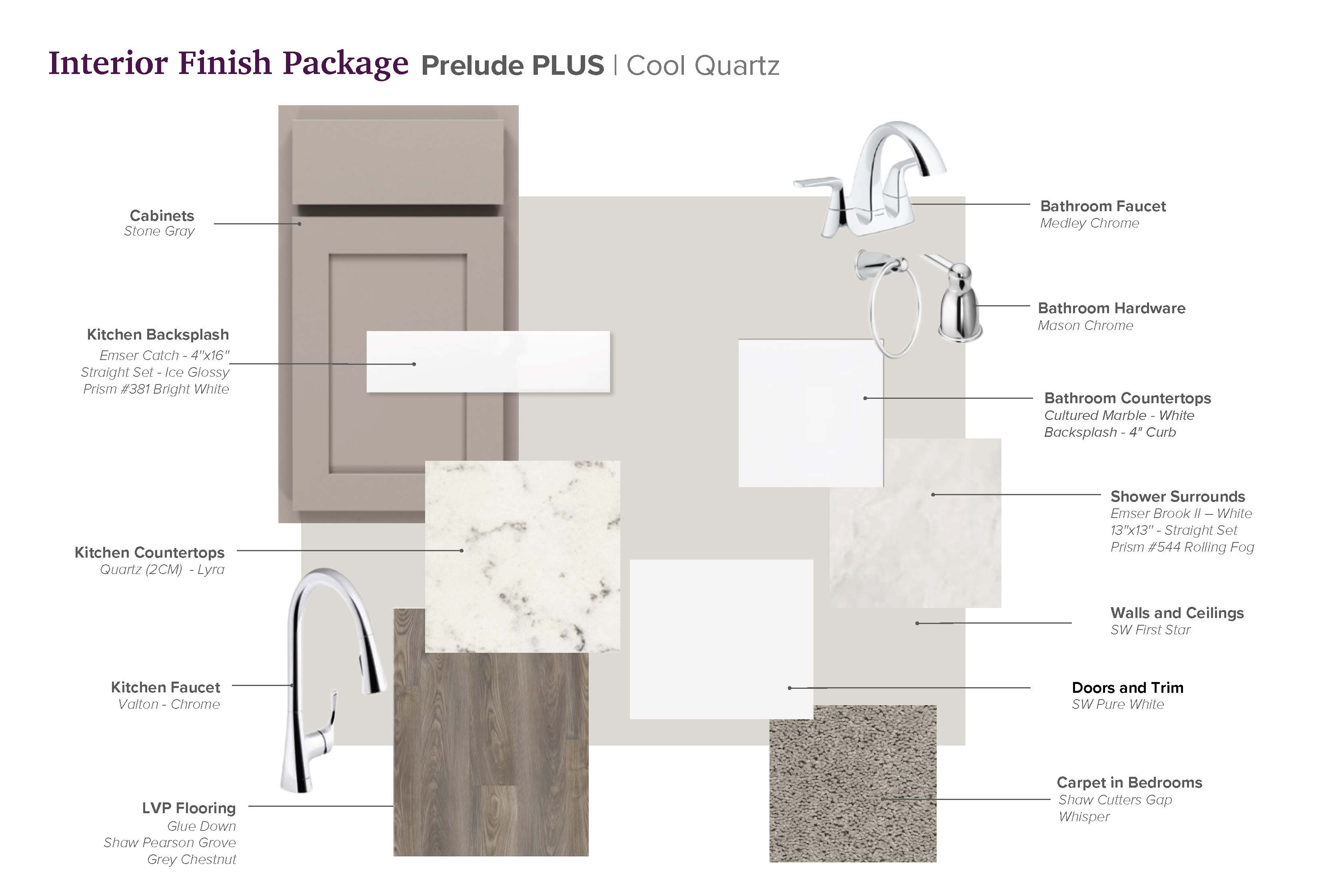 SA Interior Packages Prelude PLUS - Cool - Gray Cab - Quartz Lyra