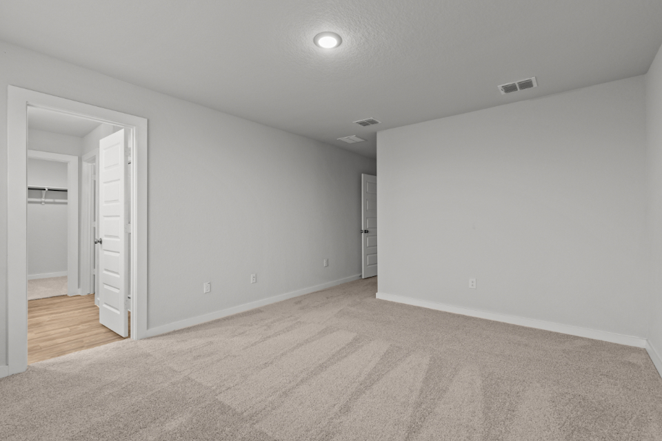 A room with white walls.