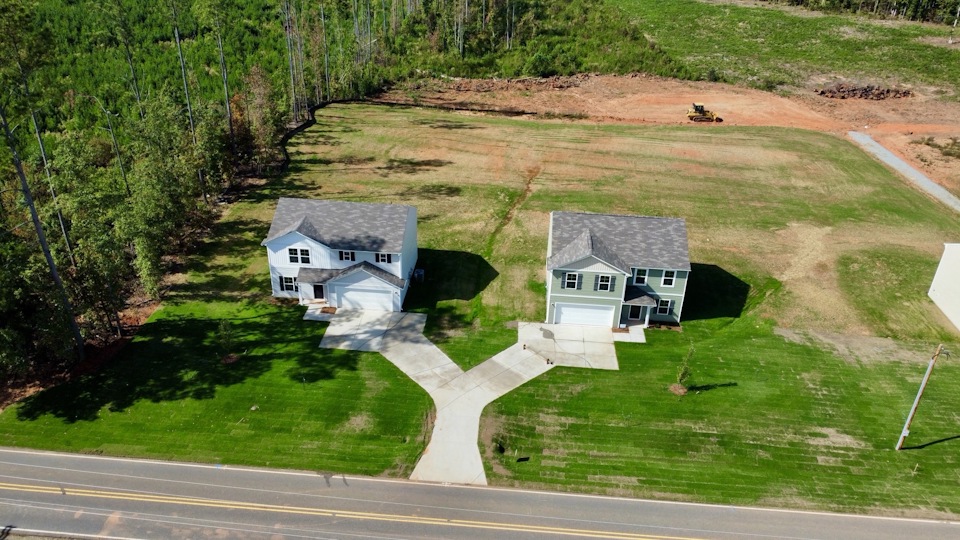 A house on a hill.